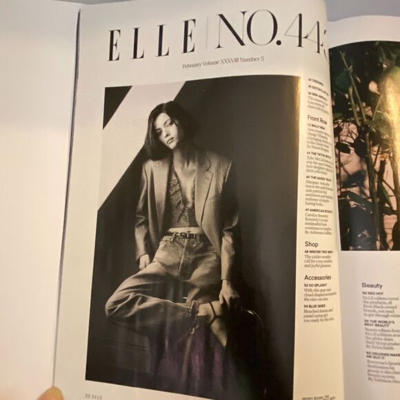 Elle March 2023 Kaia Gerber Main Character Energy Spring Fashion Tiktok Star - Picture 5 of 9